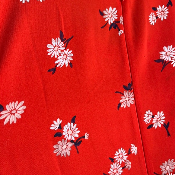 Old Navy Red Short Sleeve Shift Floral Dress size XXL NWT - Picture 9 of 9